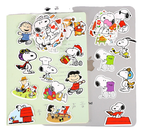 50 Desenhos Animados De Adesivos Do Snoopy