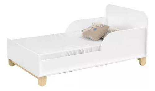 Cuna Charriot Colech Laqueada Patas Madera Natural Mini Cama Blanco (Usado)