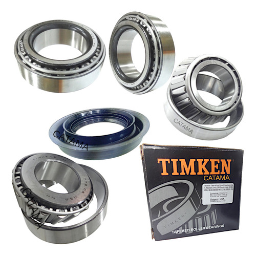 Kit Rolamentos Retentor Diferencial Tras Visteon Ranger 06 C