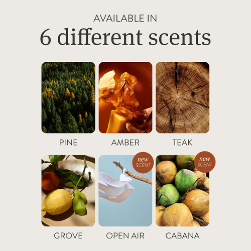 Juego De Ambientador De Madera, Aroma A Pino.