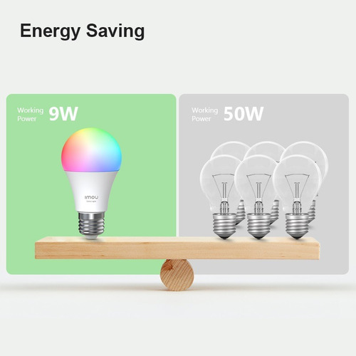 Asd Imou B5 Bombilla Led Inteligente E27 Smart Home