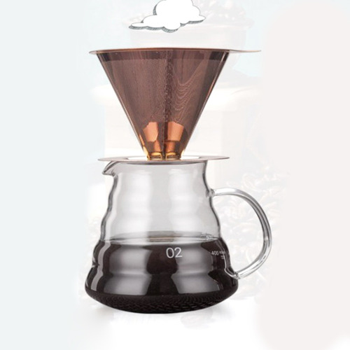 Vierta Sobre Gotero De Café Para La Cocina En Casa Oficina