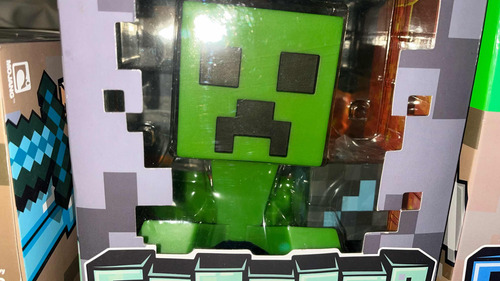 Figuras Minecraft Jinx Steve, Crepes Y Steve Diamond Edition (Usado)