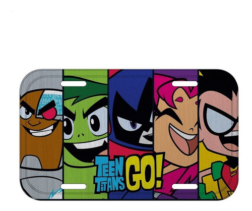 Placa Carro Teen Titans Characters All Teen Titans All Characters