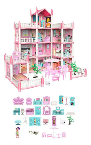 Casa De Muñecas Building Playset Juguetes For Estilo A