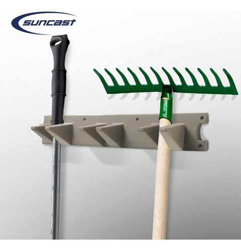 Soporte De Pared Suncast 2ft P/6 Herramientas Jardín