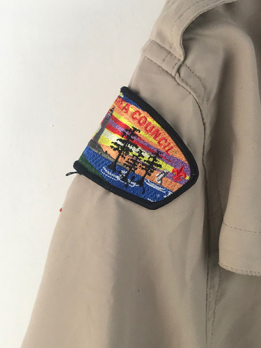 Camisa Boy Scout Oficial Original Bordado Dama Unisex Xxl (Usado)