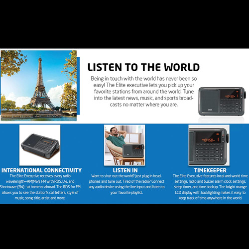Rádio Eton Elite Executive Com Conversão Dupla Pll, Sincroni