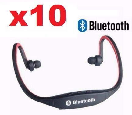 Pack 10 Audifonos Deportivos Bluetooth Inalambricos