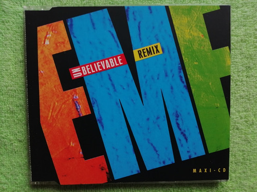 Eam Cd Maxi Single Emf Unbelievable Remix 1990 Edic. Europea