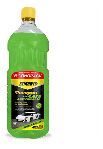 Shampoo Con Cera Autobrillante Simoniz Econopack 1ltr