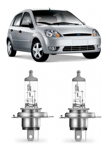 Par Lampada Farol Principal Fiesta 2002 2003 2004 2005 2006