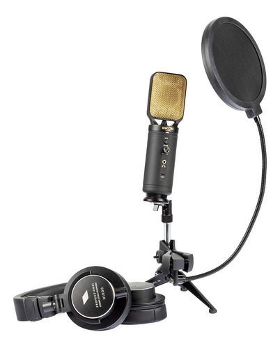 Eikon Studio Box Three Paquete Para Grabación Podcast Stream Color Negro