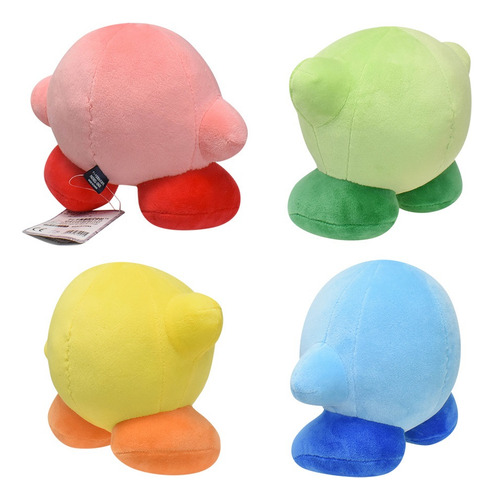 4 Puñecos Peluche Kirby Peluche Azul
