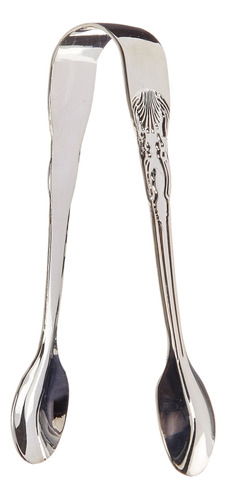 Elegance Pinzas De Azcar Chapadas En Plata, 4.4in