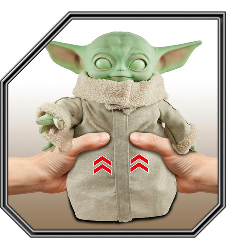 Star Wars Mandalorian The Child Baby Yoda Squeeze And Blink