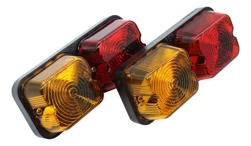 Faro Trasero Rectangular Universal Juego X 2 Baiml