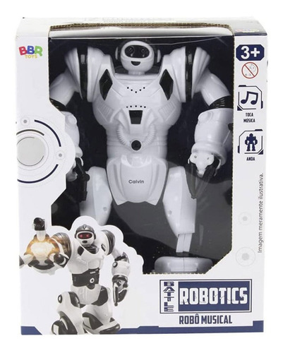 Imagem 4 de 6 de Robô Musical Calvin Divertido Bbr Toys Com Luz E Som