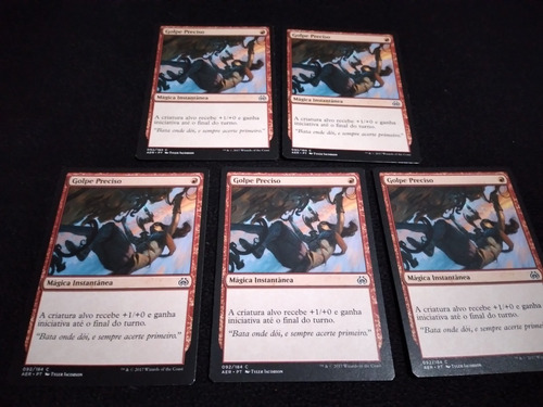 Magic Card Tcg - Preseiro-de-escama-dentada E Golpe Preciso (Usado)