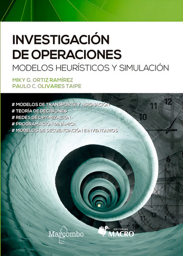 Investigaciãâ³n De Operaciones, De Ortiz, M.. Editorial Marcombo, Tapa Blanda En Español