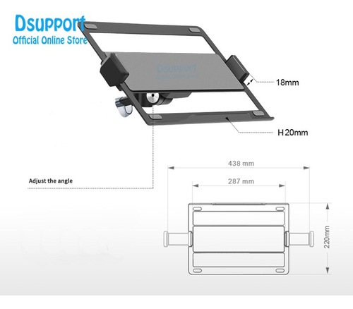 Soporte Para Laptop Ajustable 360º