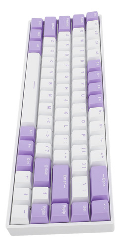 Teclado Azul Mecânico De 68 Teclas 60% Hot Swap N Key Rollov