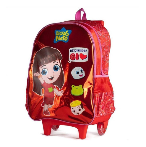 Imagem 6 de 9 de Kit Mochilete Escolar Gi Neto Lancheira Estojo