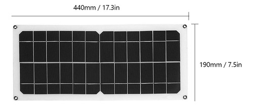 Kit De Cargador Usb De Panel Solar Monocristalino Con Energí