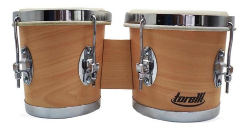 Kit Bongo Torelli Tb-010 Natural 6x7 Com Capa Acolchoada