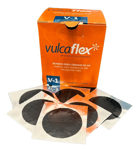 Vulcaflex V1 Remendo A Frio 40mm Caixa Com 100unds