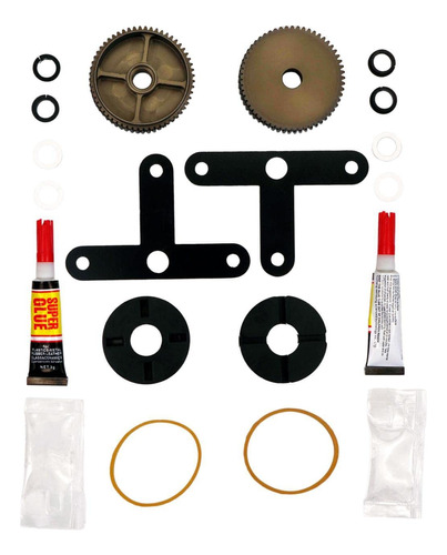 Iromehony Kit Reparacion Motor Faro Delantero Bronce Para Lh