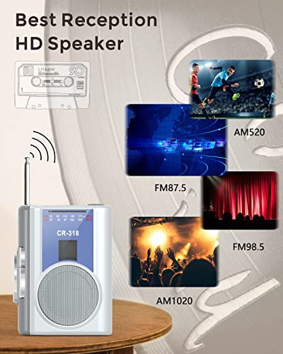 Divertido Walkman Casete Recorder Player: Am Fm 3r25a