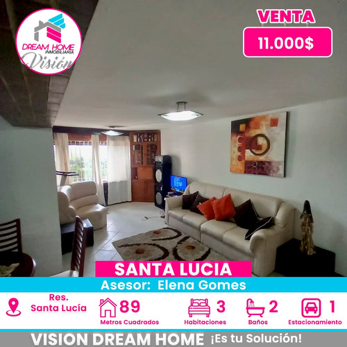 En Venta Apartamento En Las Res. Santa Lucía  Santa Lucía Del Tuy 