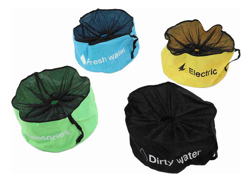 Bolsa De Almacenamiento Para Mangueras Rv, 4 Piezas, Tela Ox