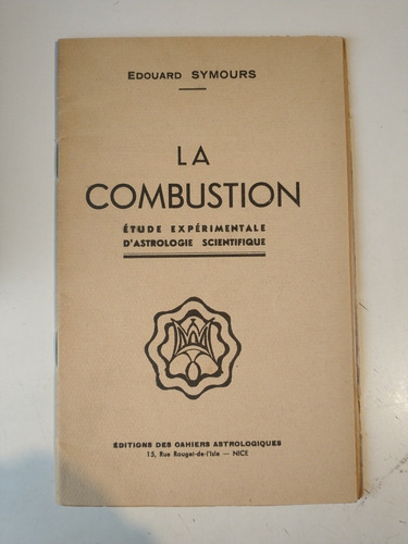 Imagen 1 de 1 de La Combustion Edouard Symours
