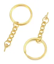 Comprar Argola Italiana Chaveiro Corrente 25mm + Pitão + Elo 50 Pçs