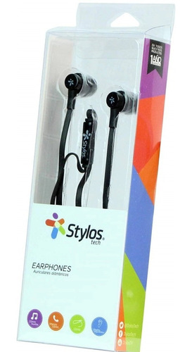 Audífonos Stylos 1.2 M Manos Libres 3.5mm Stsaua1b