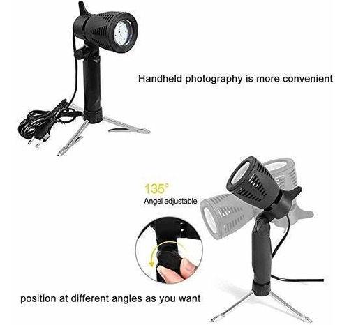 Imagen 2 de 4 de Selens Mini Softbox Kit Iluminacion 2 Repuesto Lampara