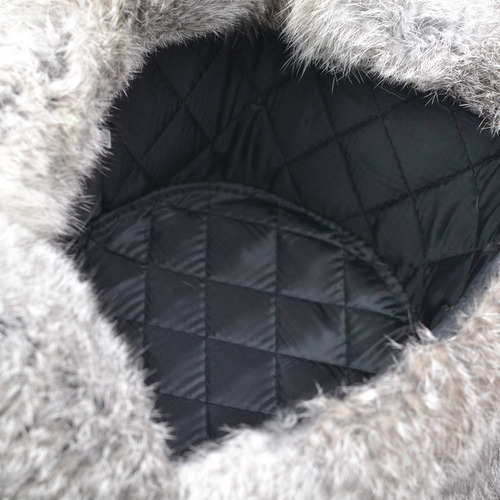 Sombrero De Invierno Ushanka Piel De Conejo Ruso Trampero Color Talle Diseño De La Tela