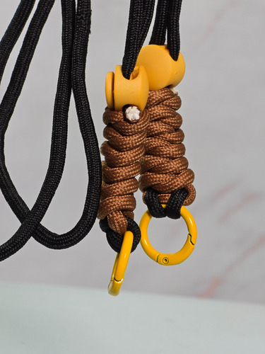 Strap Cordon Correa Llavero Para Celular Largo Corto Colgant Negro Largo