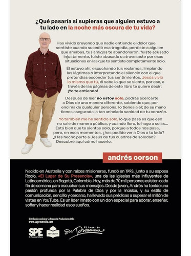 No Estoy Solo, De Andrés Corson. Editorial Su Presencia Editores, Tapa Blanda En Español, 2024
