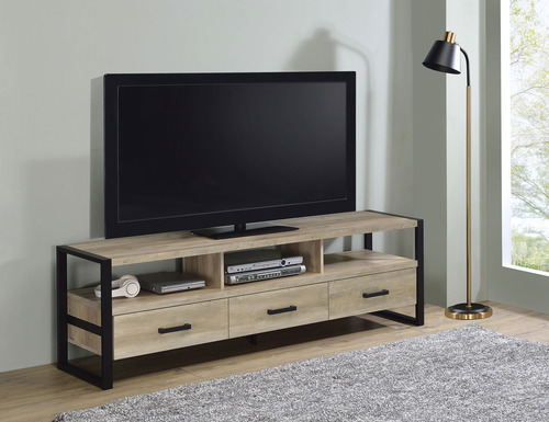 James 3-drawer Engineered Wood 71 Tv Stand Angestres Pine