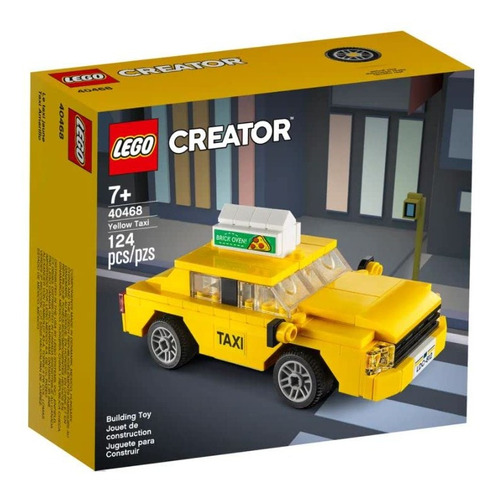 Taxi Amarillo Lego Creator 40468 New York Nyc Mini