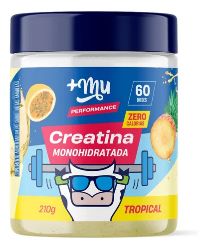 Creatina Monohidratada Sabor Tropical 210g +mu