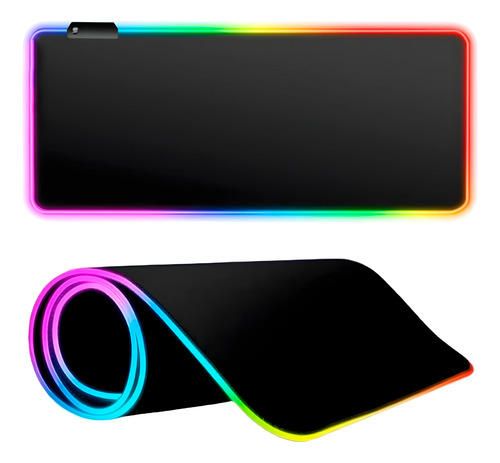 Mouse Pad Gamer Com Led Emborrachado Grande 300mm X 800mm