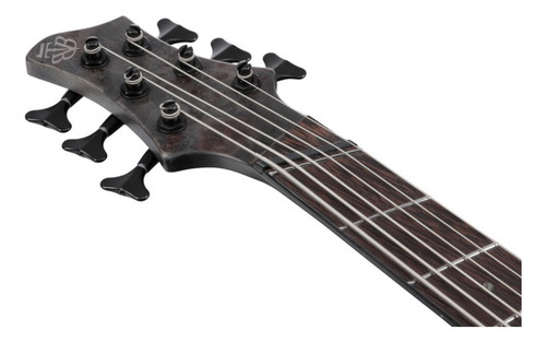 Contrabajo Ibanez BTB806ms Multiscale Workshop Series 6c, acabado corporal, color mate, gris transparente, plano, orientación de la mano derecha, número de cuerdas: 6