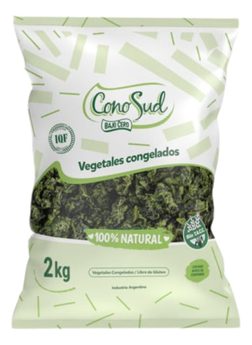 Conosud - Acelga Congelada Iqf - Caja 4u X 2kg