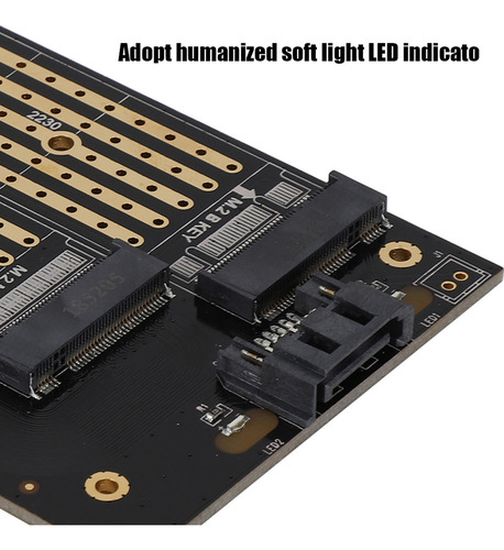 Placa De Expansão De Disco Duplo M.2 Nvme Ssd Pcie Para + Pa