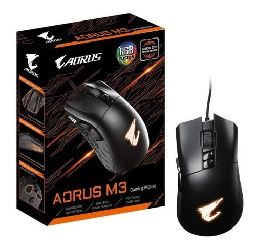 Mouse Gamer Aorus M3 Gaming Novo