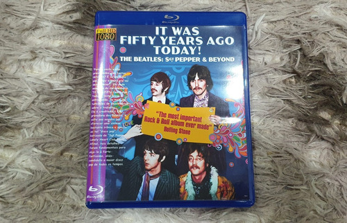 Blu-ray The Beatles Sgt Peppers Documentário 50 Aniversário.